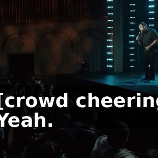 - [crowd cheering] - Yeah.