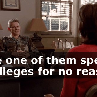 Give one of them special privileges for no reason.