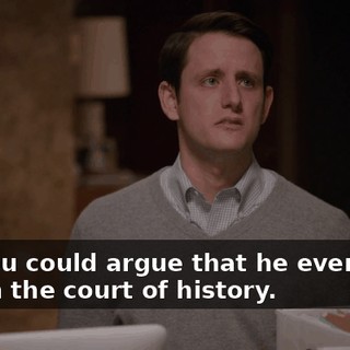 But you could argue that he eventually won in the court of history.