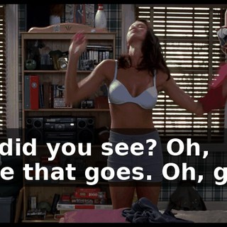 Oh, did you see? Oh, there that goes. Oh, geez.