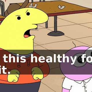 do this healthy food shit.