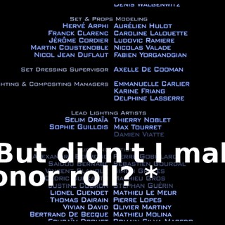 * But didn't I make honor roll? *