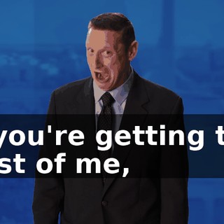 If you're getting the best of me,
