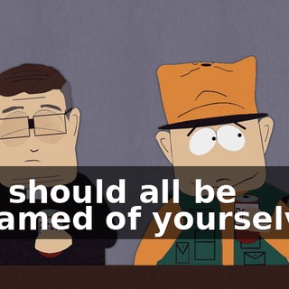 You should all be ashamed of yourselves.