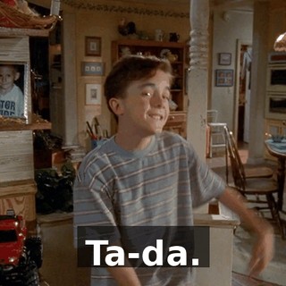Ta-da.