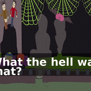 What the hell was that?
