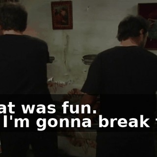 - That was fun. - So I'm gonna break this.
