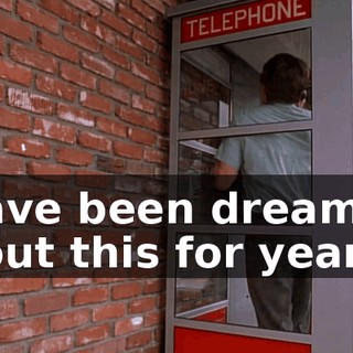 I have been dreaming about this for years.