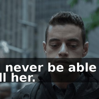 I'll never be able to tell her.