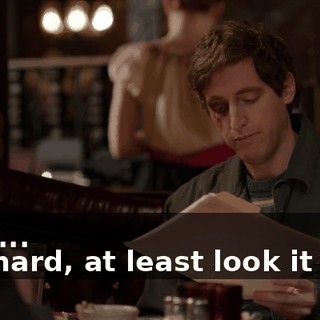 - But... - Richard, at least look it over.