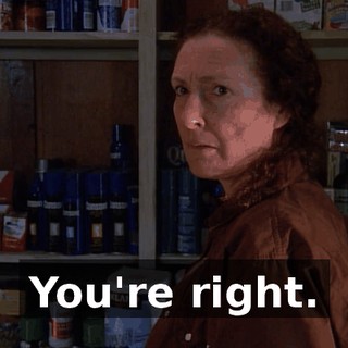 You're right.