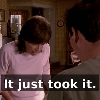 It just took it.
