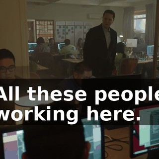 All these people working here.