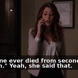 "No one ever died from secondhand heroin." Yeah, she said that.