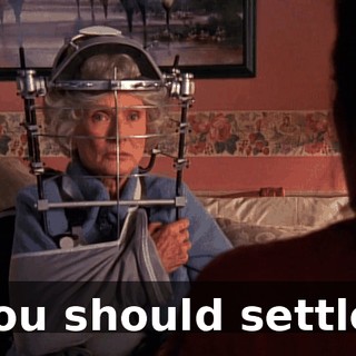 You should settle.