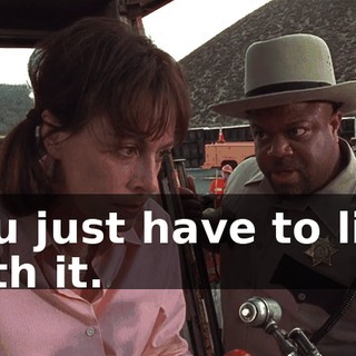 You just have to live with it.