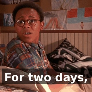 For two days,