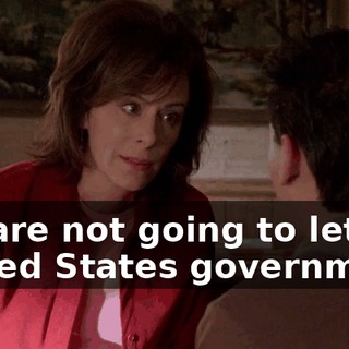 We are not going to let the United States government