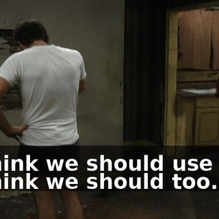 - I think we should use this. - I think we should too.
