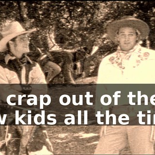 the crap out of the new kids all the time.