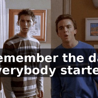 Remember the day everybody started
