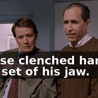 Those clenched hands, the set of his jaw.