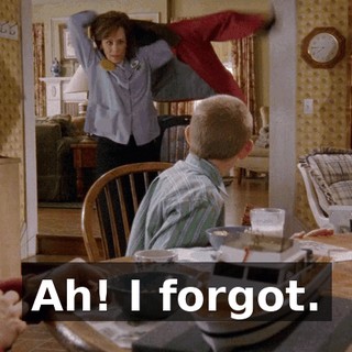 Ah! I forgot.
