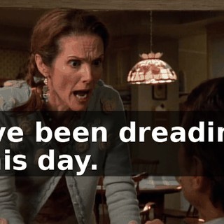 I've been dreading this day.