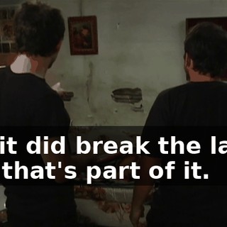 But it did break the lamp, and that's part of it.
