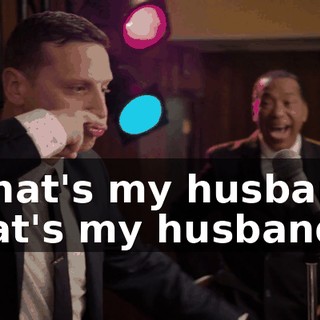 - That's my husband! That's my husband!