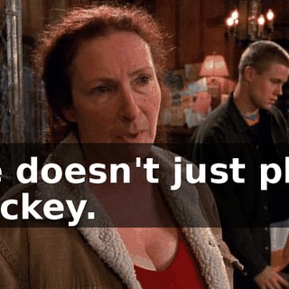 He doesn't just play hockey.