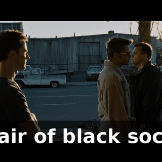 2 pair of black socks?