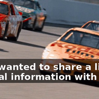 Hey, just wanted to share a little piece of personal information with you.