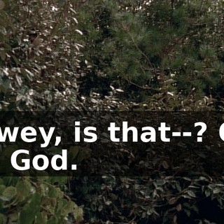 Dewey, is that--? Oh, my God.