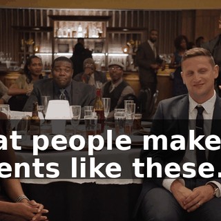 that people make at events like these.
