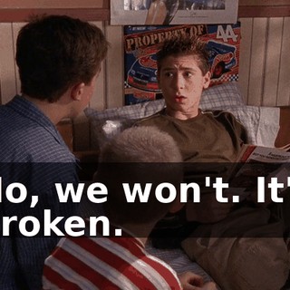 No, we won't. It's broken.