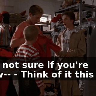 - I'm not sure if you're allow-- - Think of it this way,