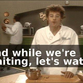 And while we're waiting, let's watch
