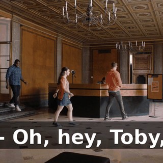 - Oh, hey, Toby,