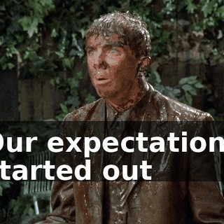 Our expectations started out