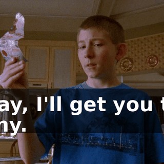 Okay, I'll get you the pony.