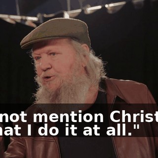 "Do not mention Christmas or that I do it at all."