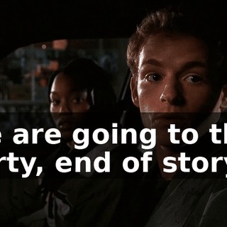 We are going to that party, end of story.