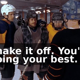 Shake it off. You're doing your best.