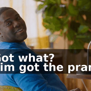 - Got what? - Tim got the prank.