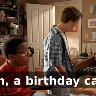 Ooh, a birthday card.