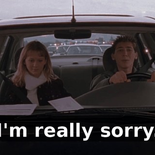 I'm really sorry.