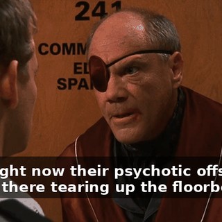 And right now their psychotic offspring are in there tearing up the floorboards!