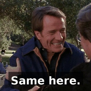 Same here.