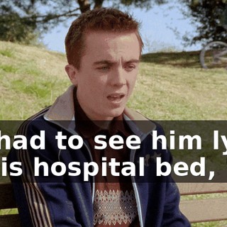 If I had to see him lying in his hospital bed,